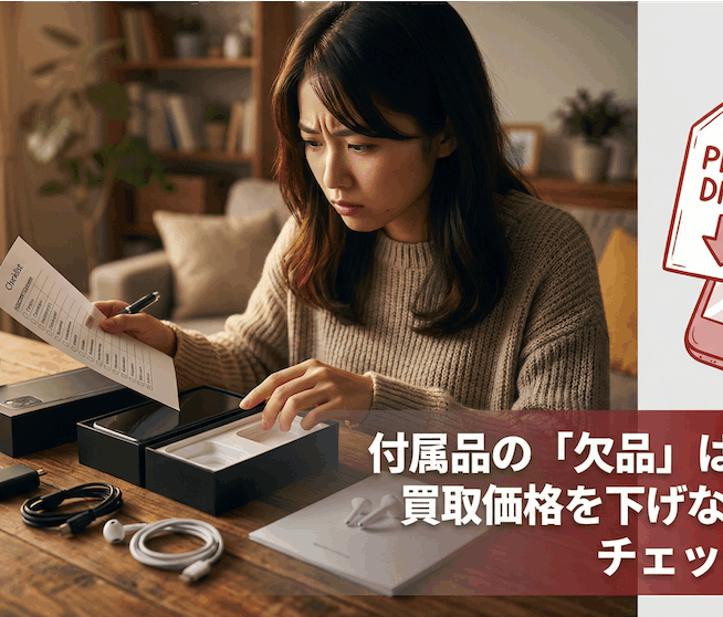 付属品の「欠品」は致命的。買取価格を下げないためのチェックリスト