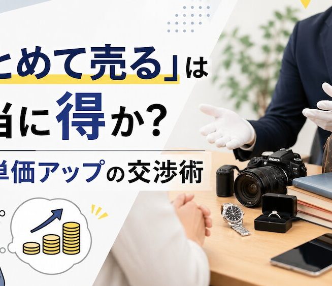 「まとめて売る」は本当に得か？買取単価アップの交渉術